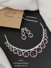 70 AN Party Wear Diamond  Necklace Set Wholesale Shop In Surat
